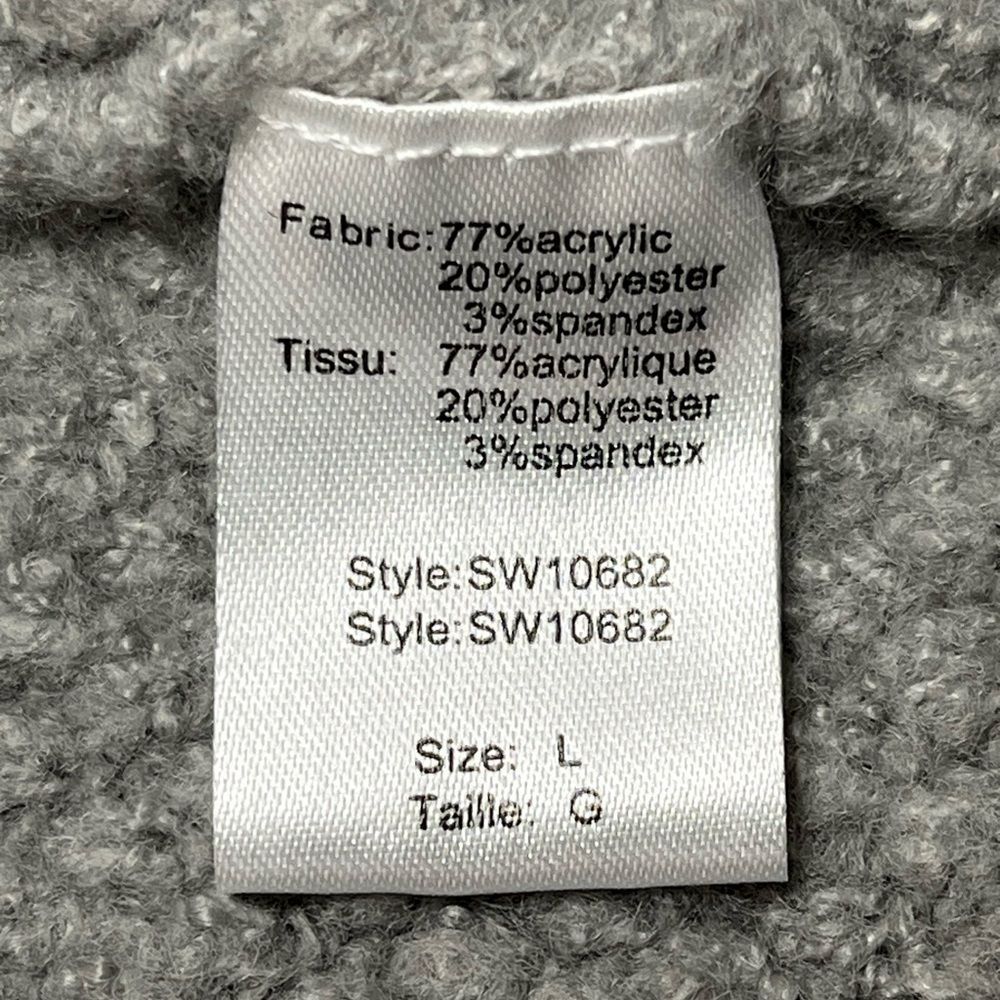 Elan Cable Knit Drop Shoulder Sweater - Picture 7 of 7